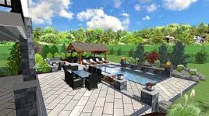 Landscaping contractor in Omaha installing retaining walls and hardscapes